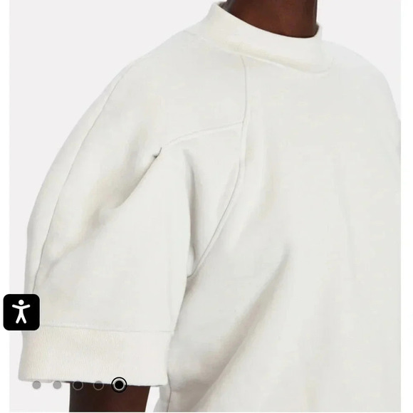 AGOLDE Round Shoulder Cotton Sweatshirt - Picture 3 of 7